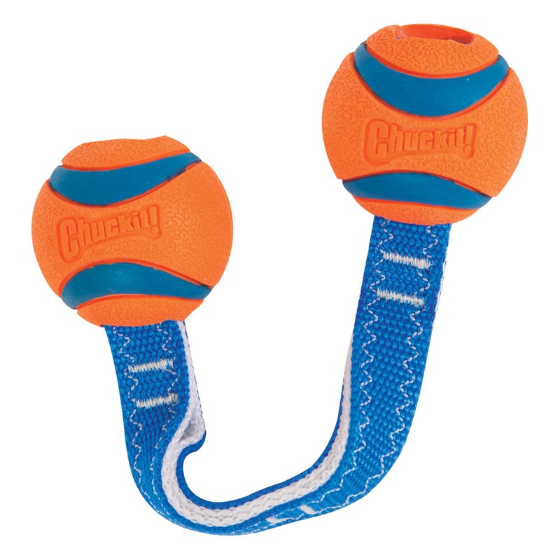 Chuckit! Ultra Duo Tug Dog Toy, Small Indoor and Outdoor Dog Ball for Dogs 0-20 Pounds - Image 2